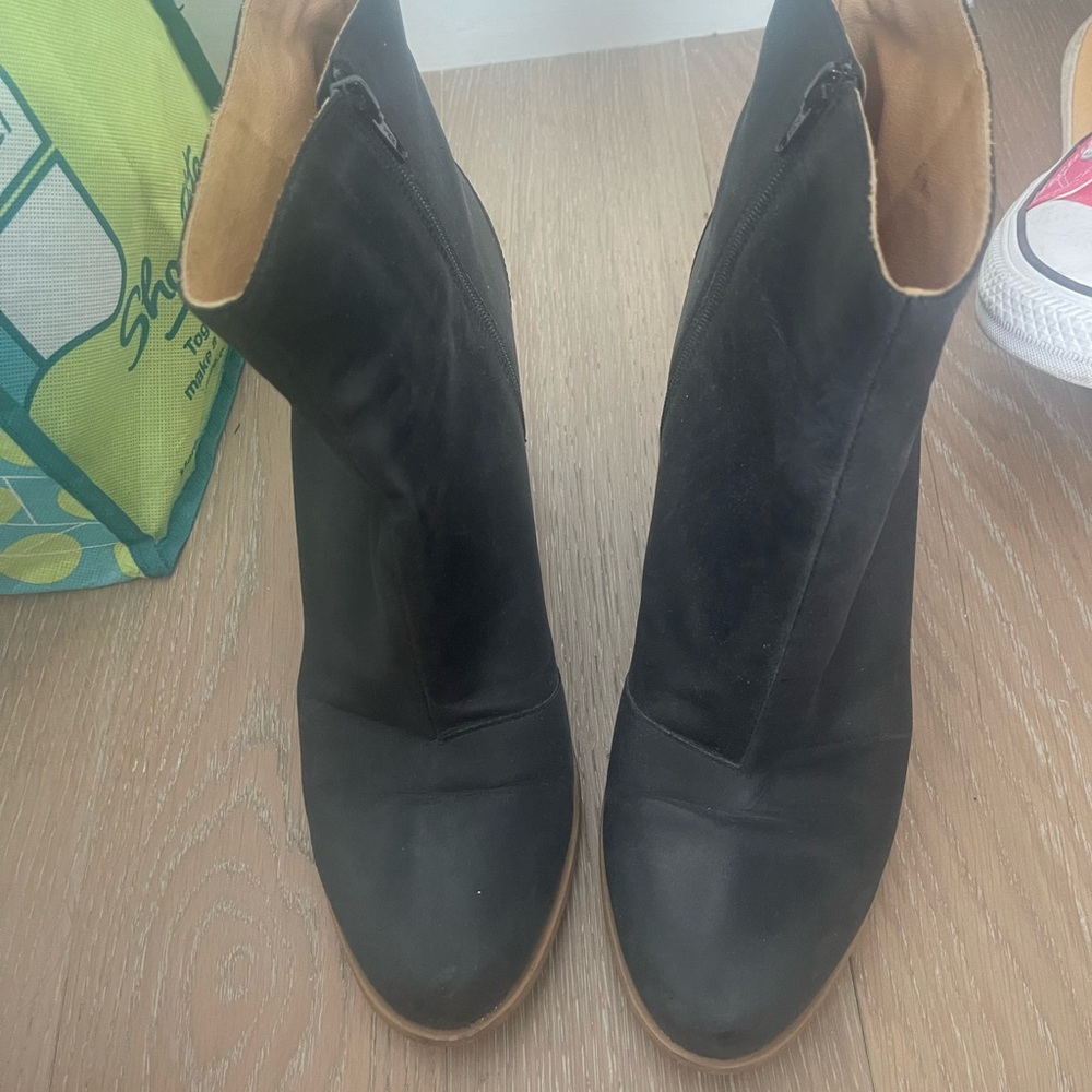 MM6 Maison Margiela Black heeled Booties